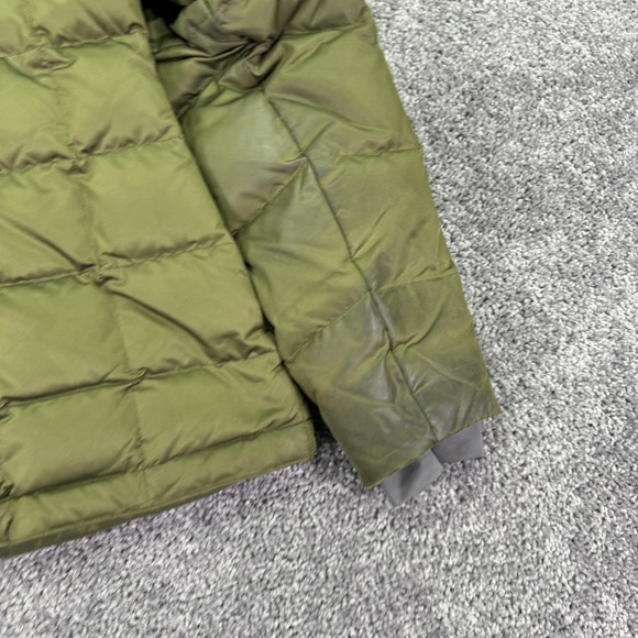 Cabela's Jacket Womens Large Green Down Puffer Hooded Full Zip Outdoor Winter - Picture 14 of 15